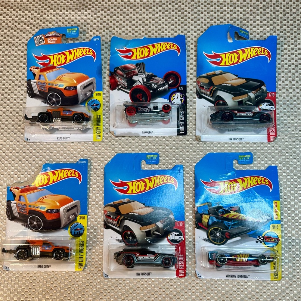 Hot Wheels lot of 6